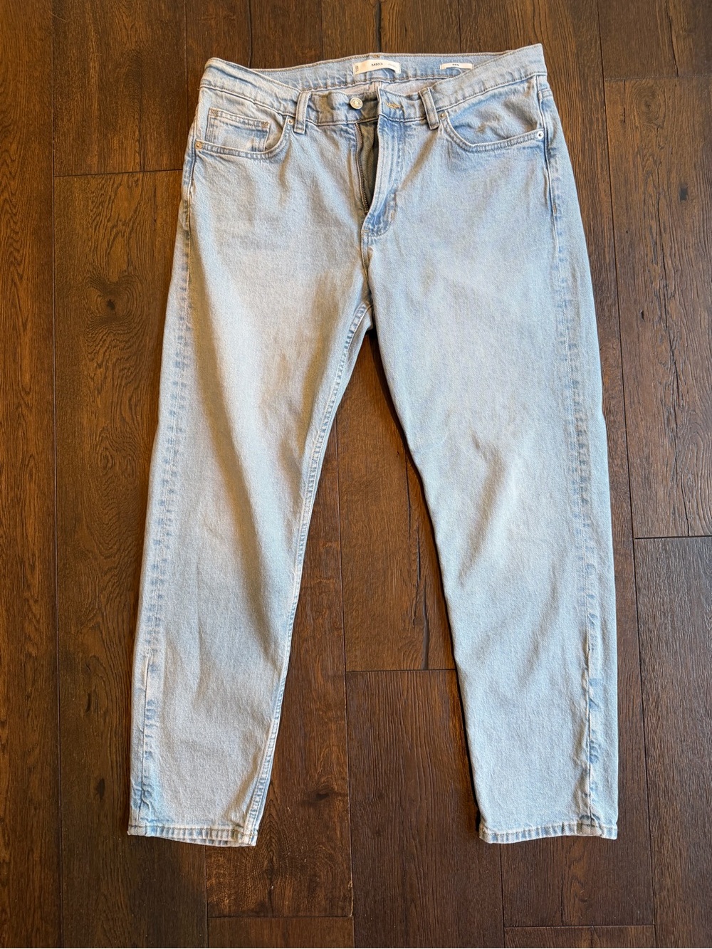 Mango Pale Blue Slim Straight Men's Jeans